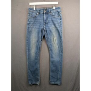 Steve's Jeans Mens Blue Slim Straight Leg Denim Jeans‎ 30x30